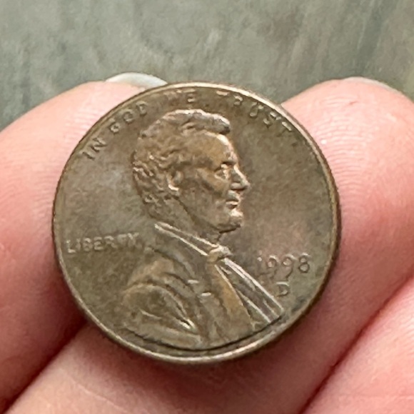 1998 D penny - Picture 1 of 2